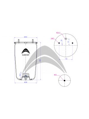 AIR SPRING DE SUSPENSION NEUMATICA