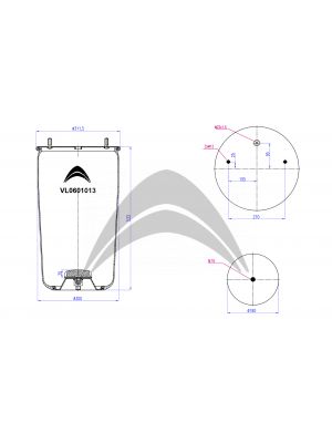 AIR SPRING DE SUSPENSION NEUMATICA