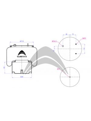 AIR SPRING WITH METAL PISTON