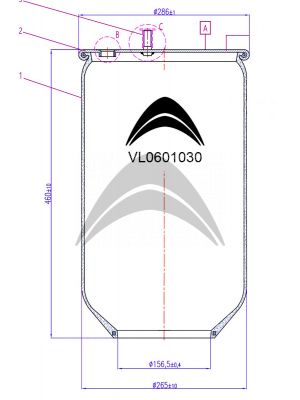 AIR SPRING WITHOUT PISTON