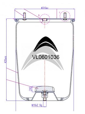 AIR SPRING WITHOUT PISTON