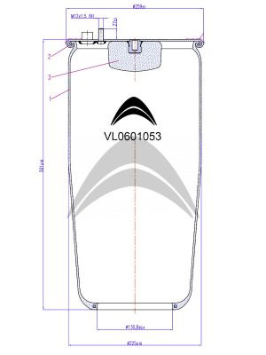 AIR SPRING WITHOUT PISTON